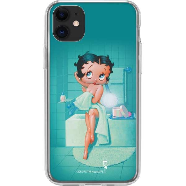 iPhone 11 ベティ・ブープデザイン ケース付き Amazon | Skinit iPhone 11用クリア携帯電話ケース - 公式ライセンス
